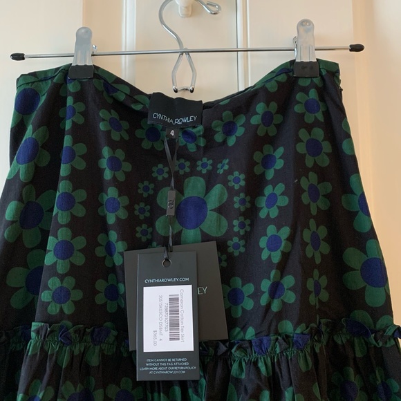 Cynthia Rowley - Cameron Cotton Tier Skirt, S - Picture 7 of 8